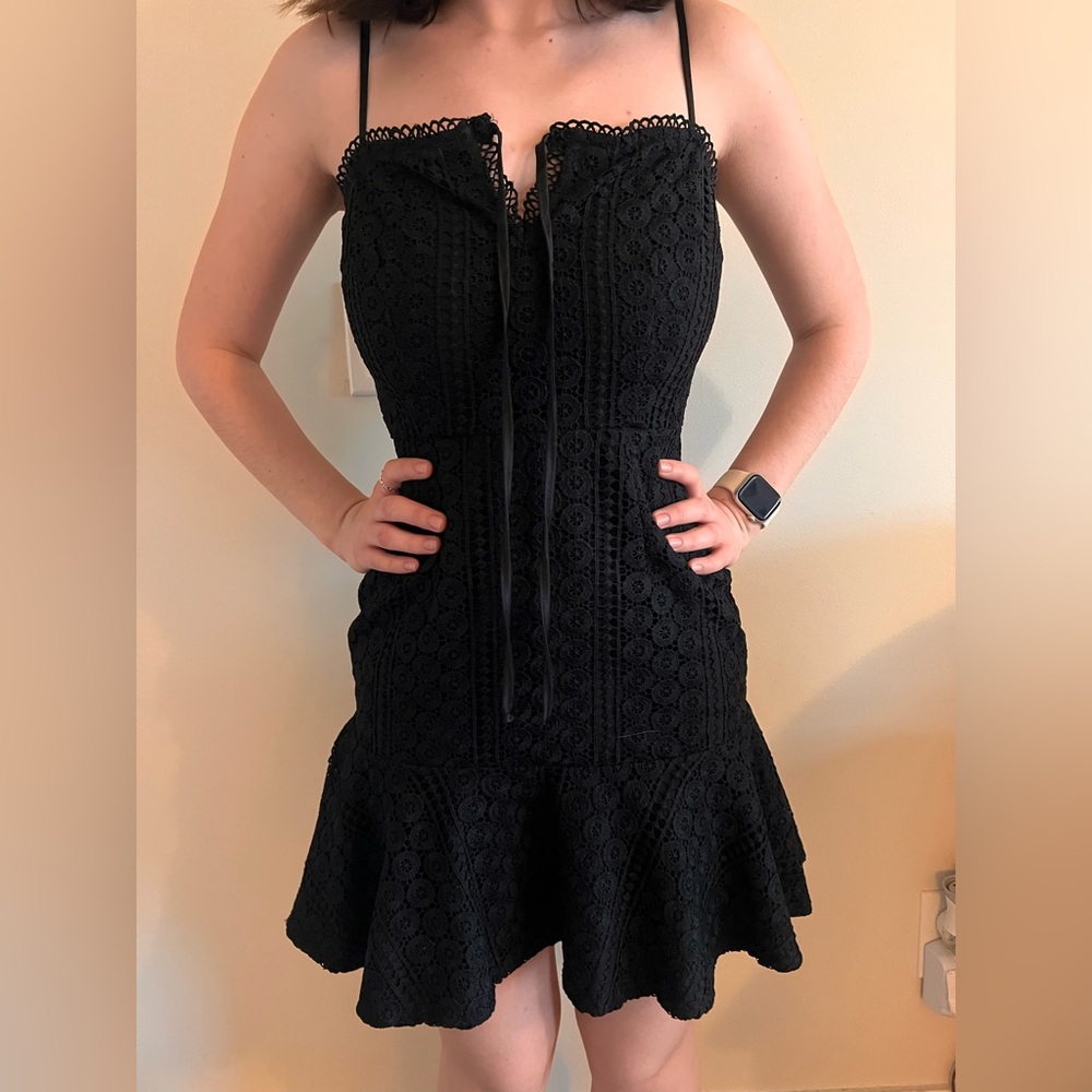 B DARLIN BLACK HOCO DRESS